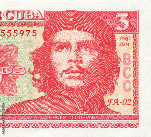 キューバ ゲバラ紙幣 肖像画 photo