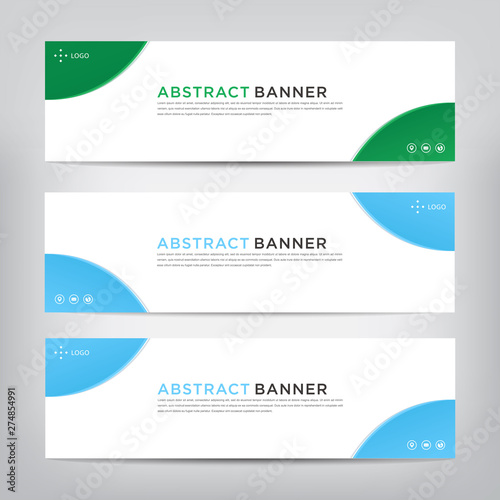 business banner template, vector illustration