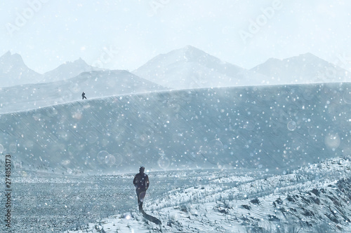 beginning of winter in the mountains © kichigin19