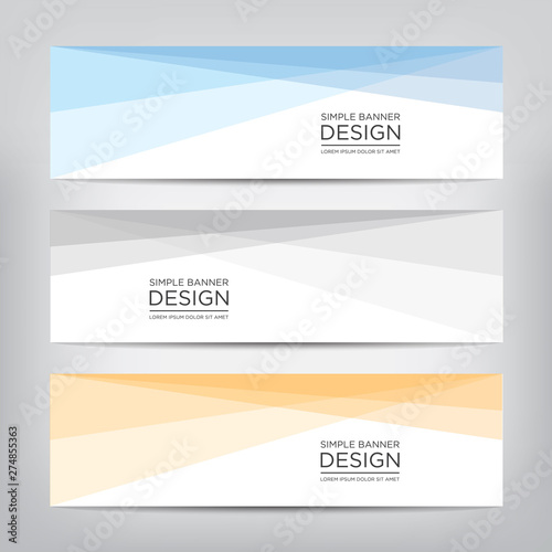 simple banner design, vector illustration
