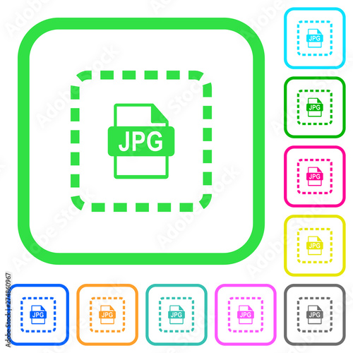 Place jpg file vivid colored flat icons