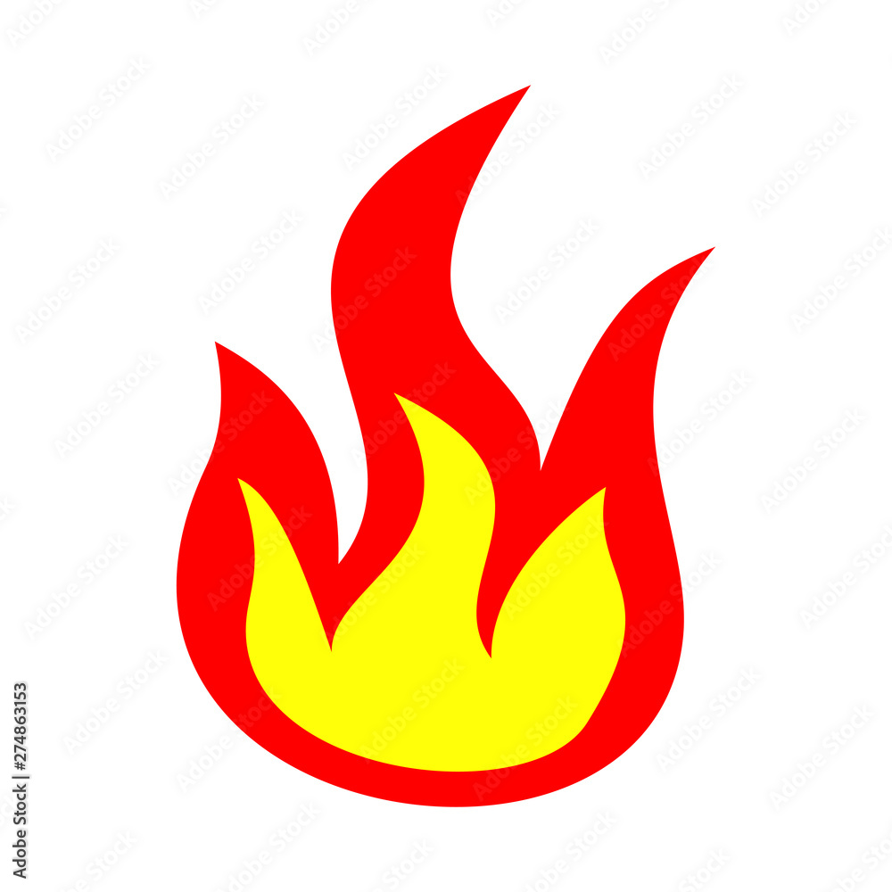 fire flat icon. vector illustration logo. isolated on white background fire flat icon. vector illustration logo. isolated on white background