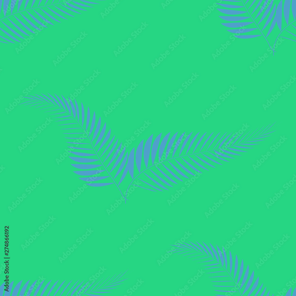 Tropical palm leaves, jungle leaves seamless floral pattern background Tropical palm leaves, jungle leaves seamless floral pattern background