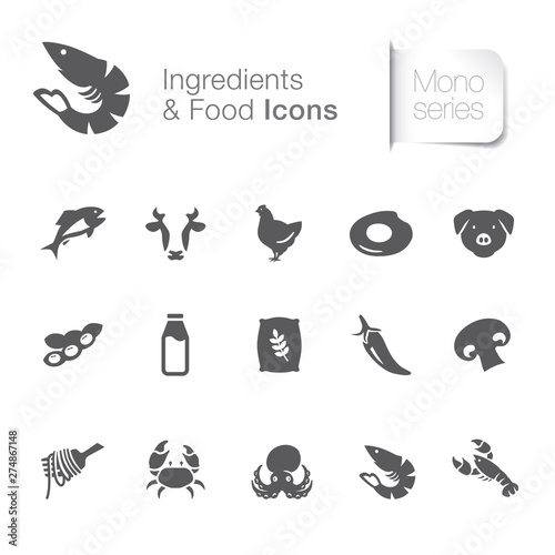 Food & ingredients related icons