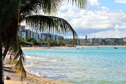 Praia tropical, cidade de Maceió,  estado de Alagoas, Brasil © Fotos GE