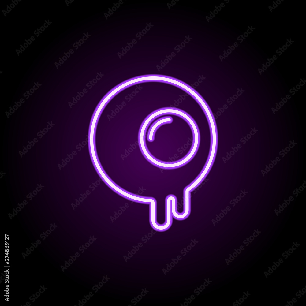 omelette neon icon. Elements of web set. Simple icon for websites, web design, mobile app, info graphics omelette neon icon. Elements of web set. Simple icon for websites, web design, mobile app, info graphics