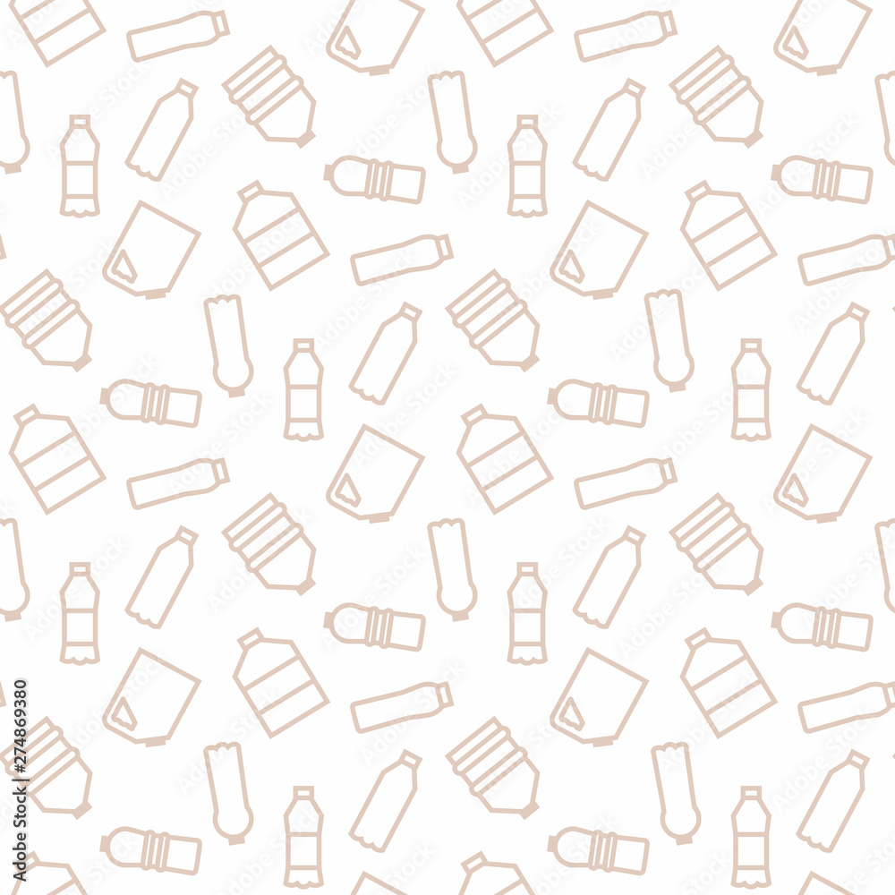 Bottle seamless pattern Bottle seamless pattern