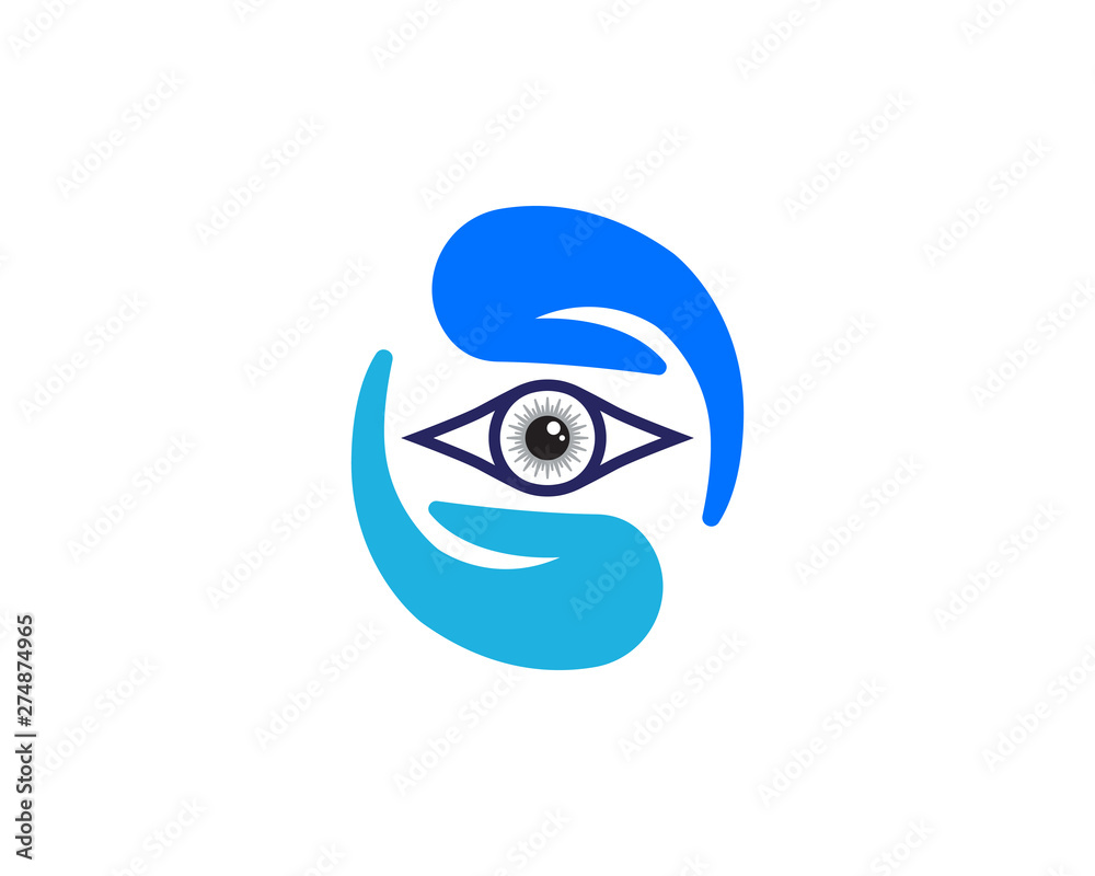 Eye care logo and symbols icons Eye care logo and symbols icons