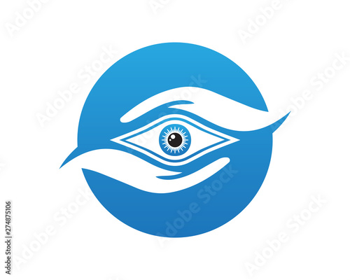 Eye care logo and symbols  icons