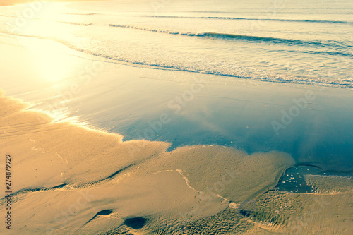 Sand and waves in Whitby