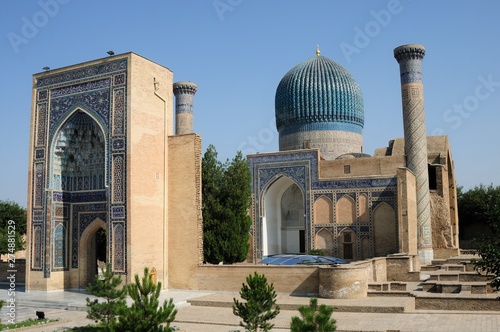 Mausoleum of Timur Khan in Samarkand, Uzbekistan