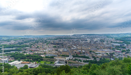 Aerial view of Halifax, West Yorkshire