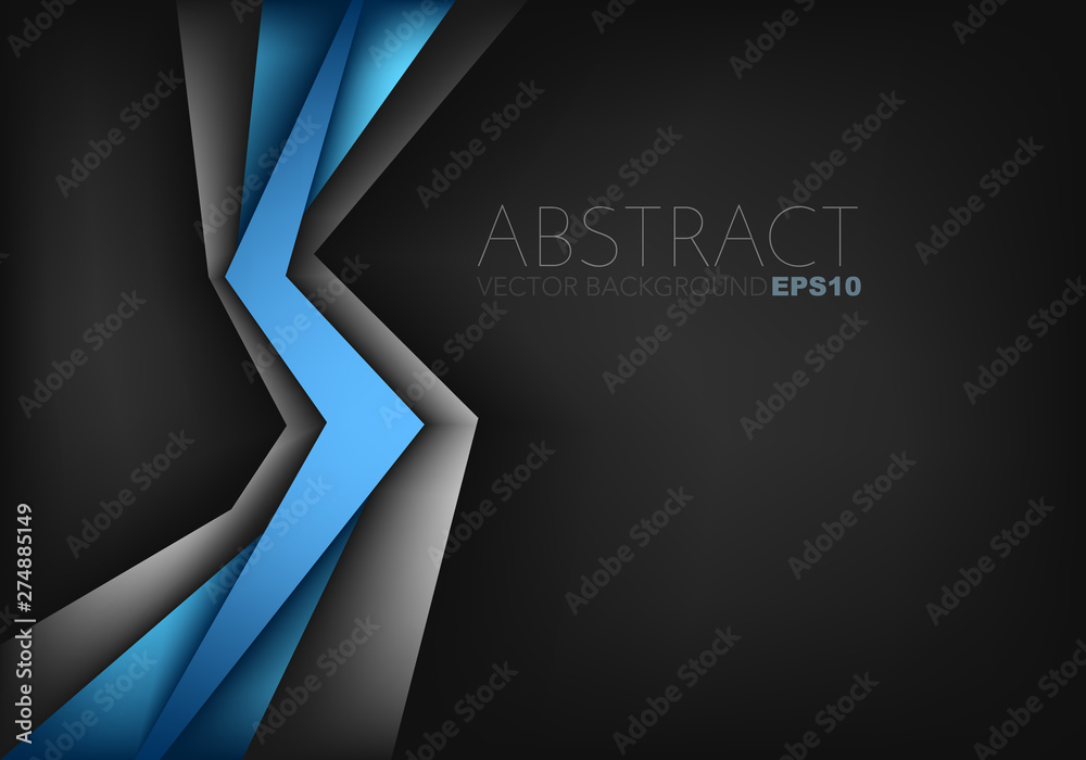 Blue vector abstract background with copy space for text Blue vector abstract background with copy space for text