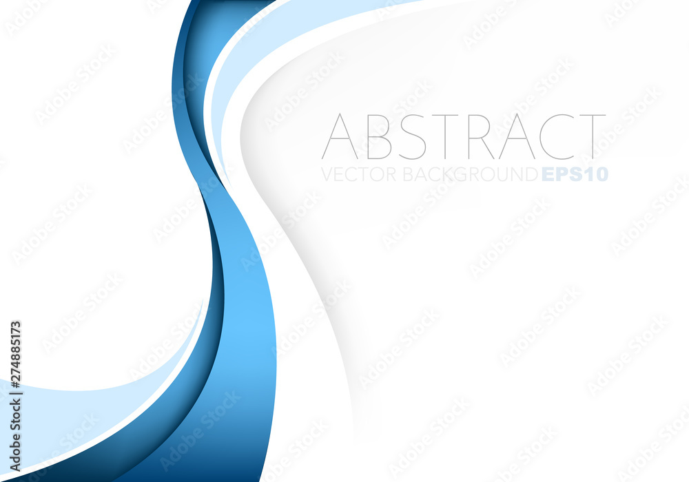 Blue vector abstract blue background with copy space for your text