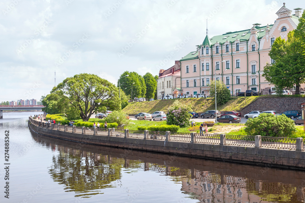 City Vyborg. Embankment of the 30th Guards Corps
