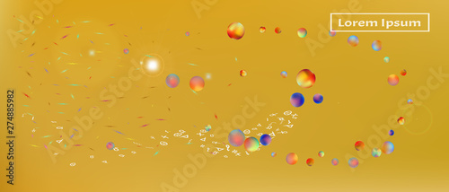 Liquid abstract ultra wide space background 