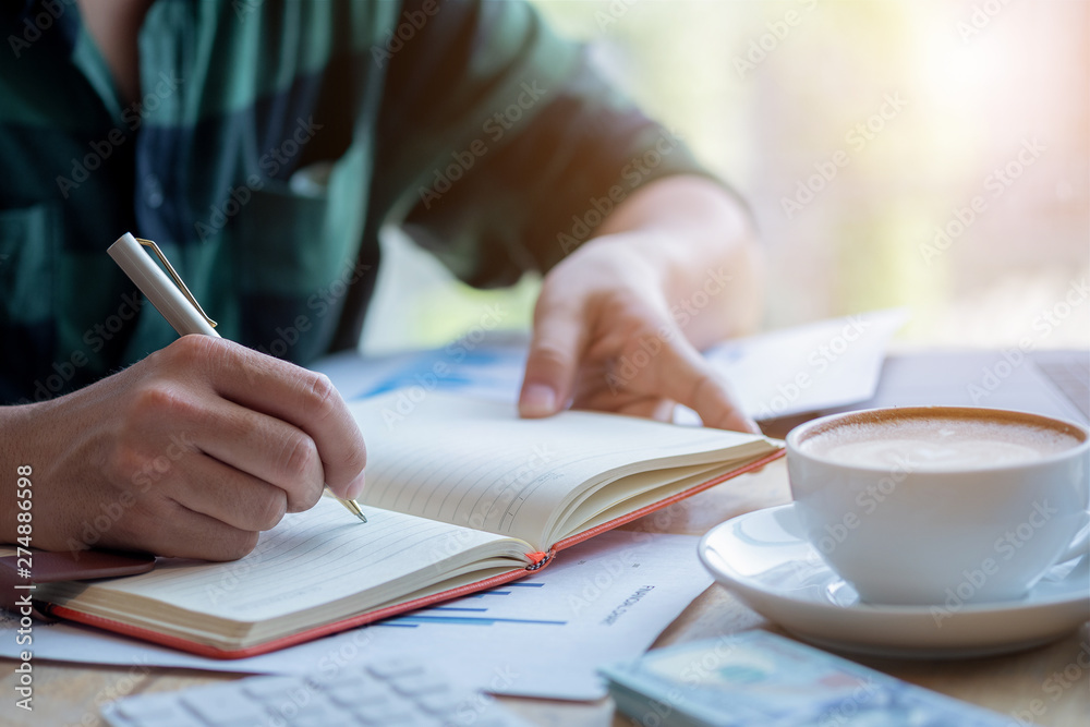 Modern working life, Working in coworking space, Work in morning with coffee, Freelance concept. author concept. Modern working life, Working in coworking space, Work in morning with coffee, Freelance concept. author concept.