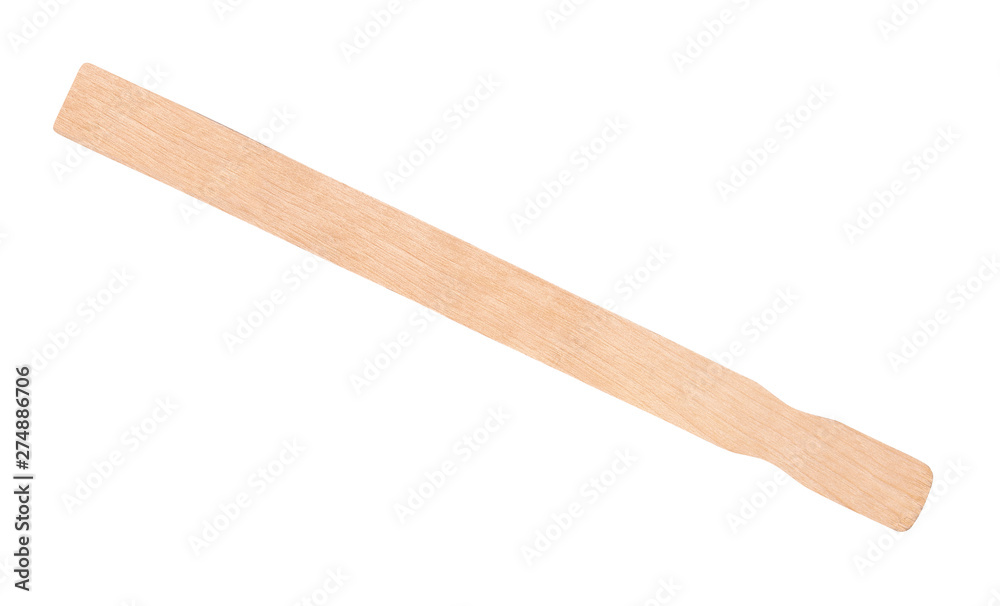 Ice cream stick on isolated white background Ice cream stick on isolated white background