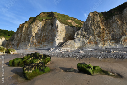 Vasterival cliff, Varengeville-sur-Mer, Normandy (FRANCE) photo