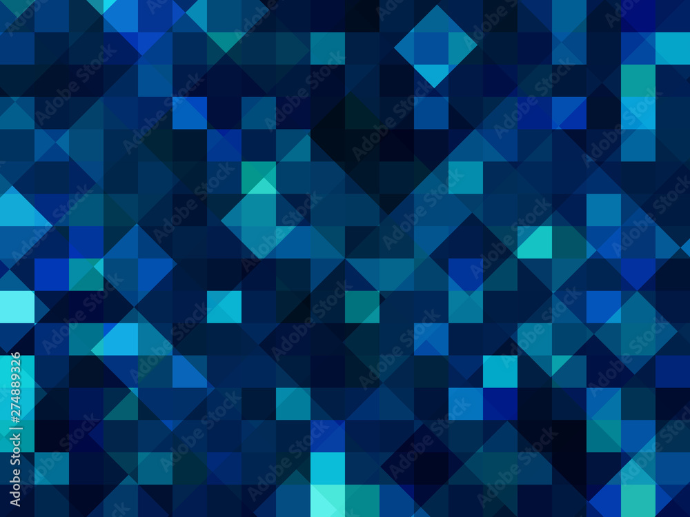 abstract background with squares, geometric shape, pixel, modern blue horizontal background, futuristic abstract background with squares, geometric shape, pixel, modern blue horizontal background, futuristic