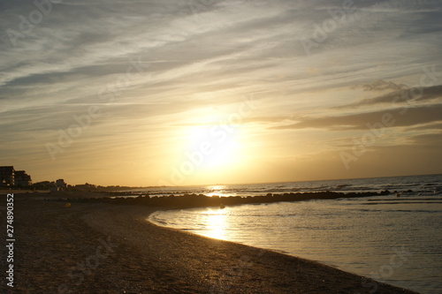 Evening on the beach