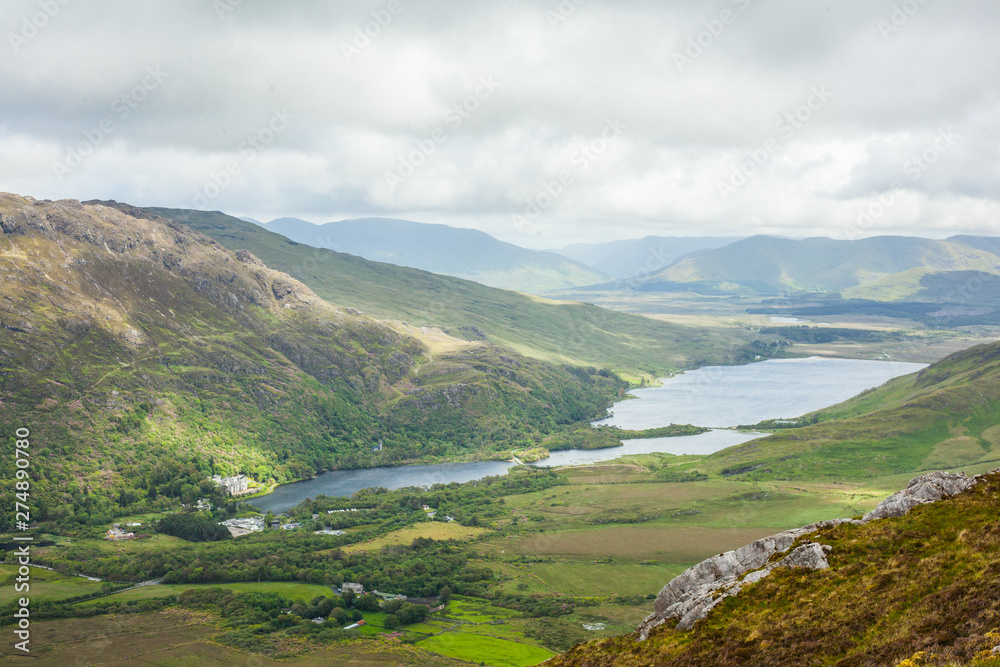 west coast Irish landscape mountains