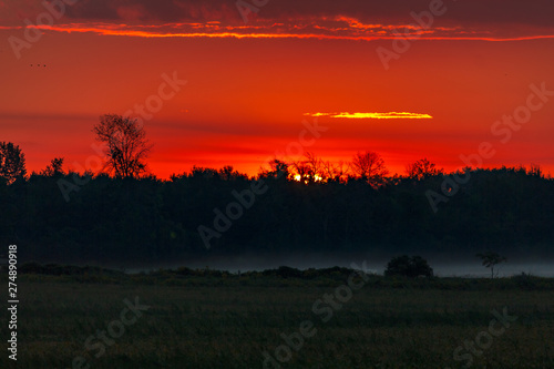 Lynde Shores Conservation Area - early morning sunrise