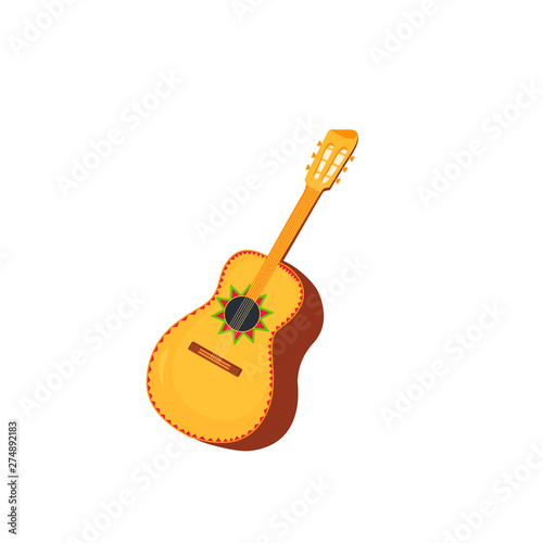 Guitarron. Acoustic guitar. String instruments. Musical Festival