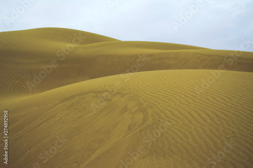 dunes in the desert