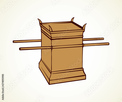 Altar. Vector drawing