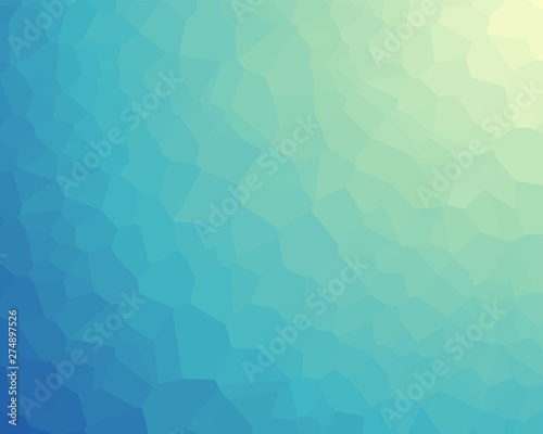 Abstract Delaunay Voronoi trianglify color diagram background illustration