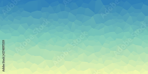 Abstract Delaunay Voronoi trianglify color diagram background illustration