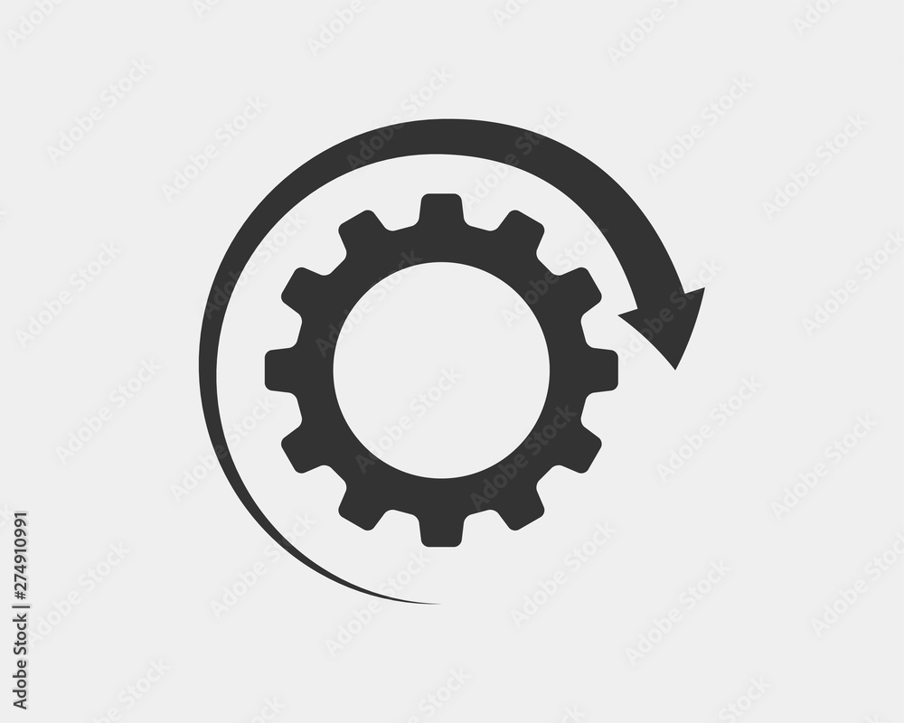 Metal gears and cogs vector. Gear icon flat design. Mechanism wheels logo. Cogwheel concept template. Metal gears and cogs vector. Gear icon flat design. Mechanism wheels logo. Cogwheel concept template.