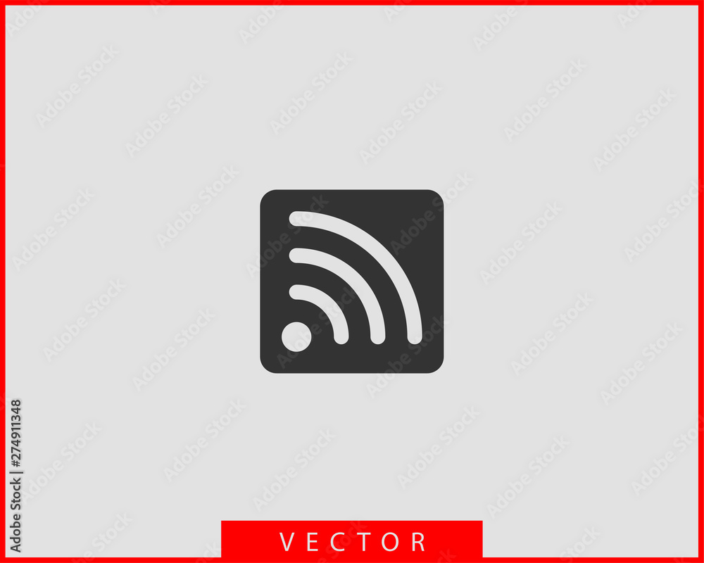 Free wi fi icon. Connection zone wifi vector symbol. Radio waves signal. Free wi fi icon. Connection zone wifi vector symbol. Radio waves signal.