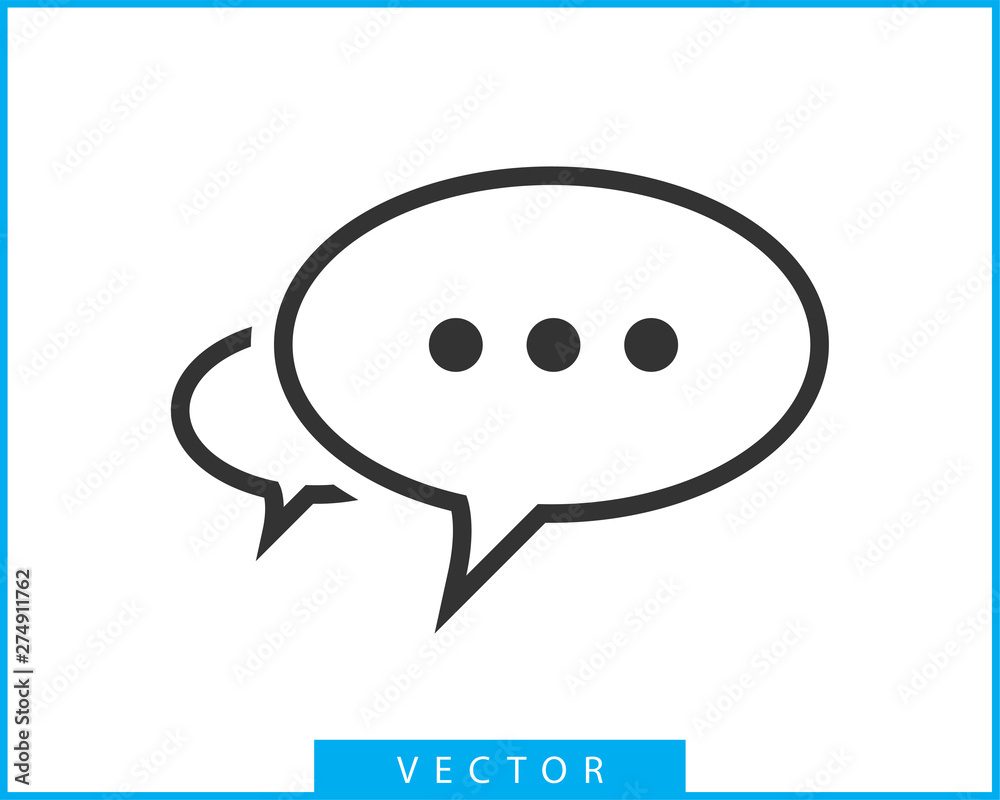 Talk bubble speech icon. Blank empty bubbles vector design elements. Chat on line symbol template. Dialogue balloon sticker silhouette. Talk bubble speech icon. Blank empty bubbles vector design elements. Chat on line symbol template. Dialogue balloon sticker silhouette.
