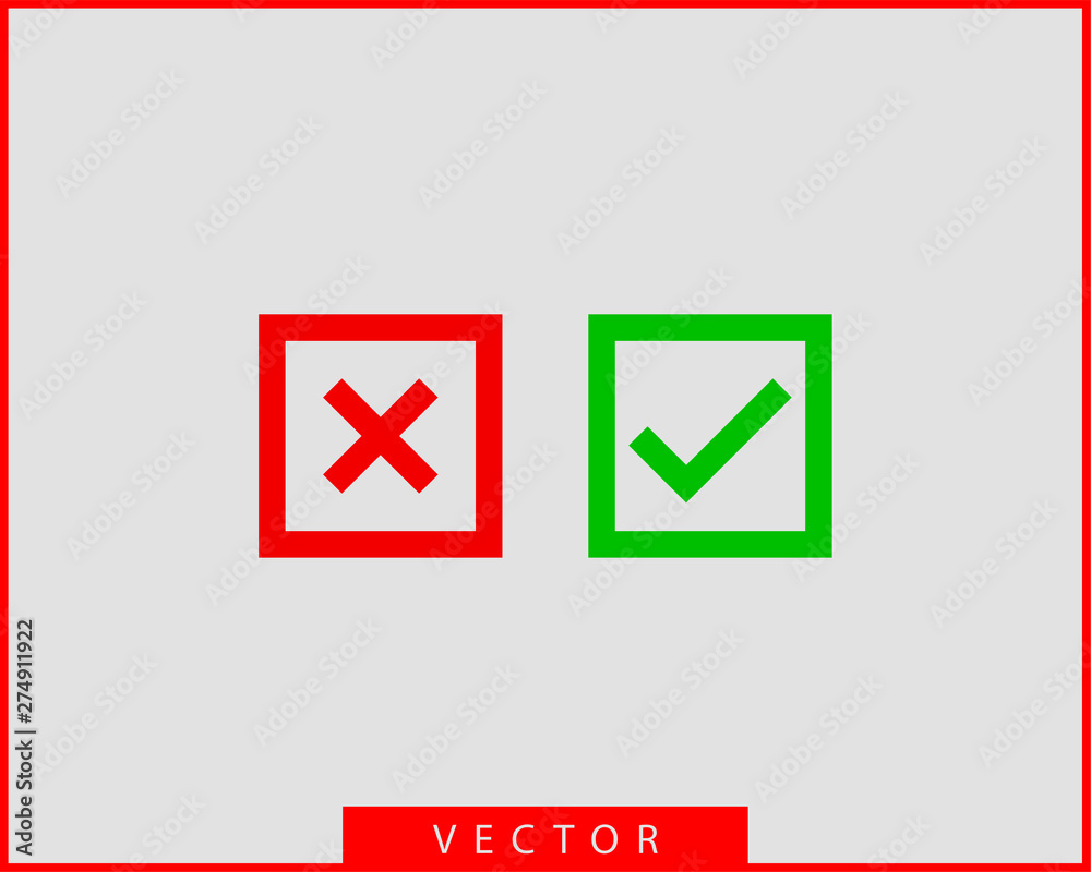 Check mark icon vector symbol design element. Check mark icon vector symbol design element.