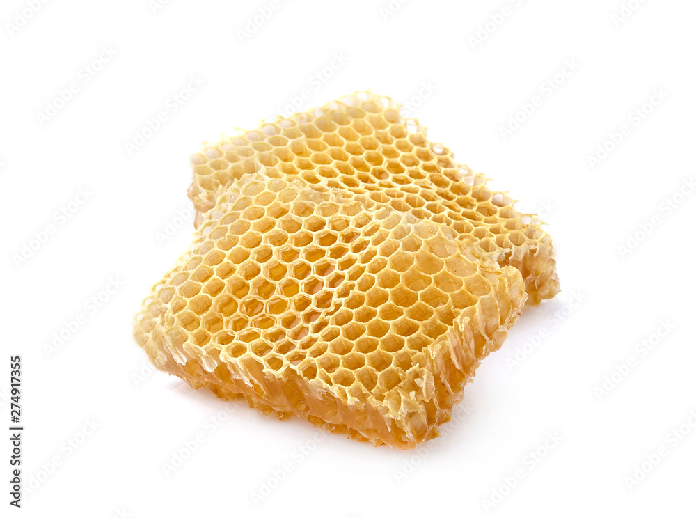 Honeycomb isolated on white background Honeycomb isolated on white background