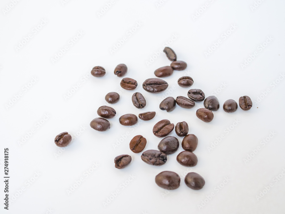 word made of coffee beans isolated on white word made of coffee beans isolated on white