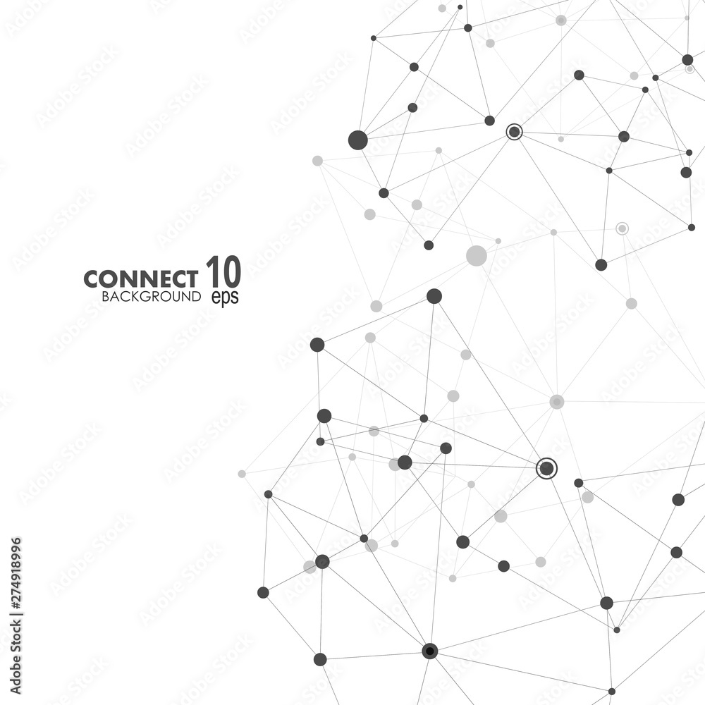 Abstract connect molecule illustration. Science structure illustration Abstract connect molecule illustration. Science structure illustration