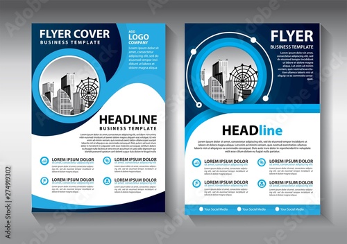 Brochure design, cover modern layout, annual report, poster, flyer in A4 with colorful triangles, geometric shapes for tech, science, market with light background