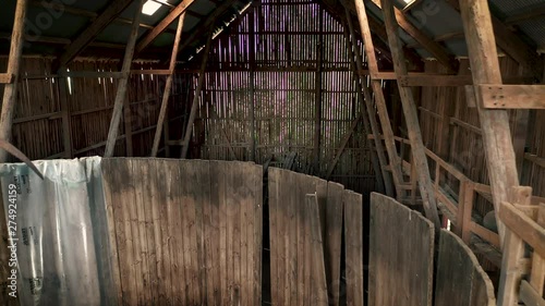 Massive Abandoned Farmland Barn photo