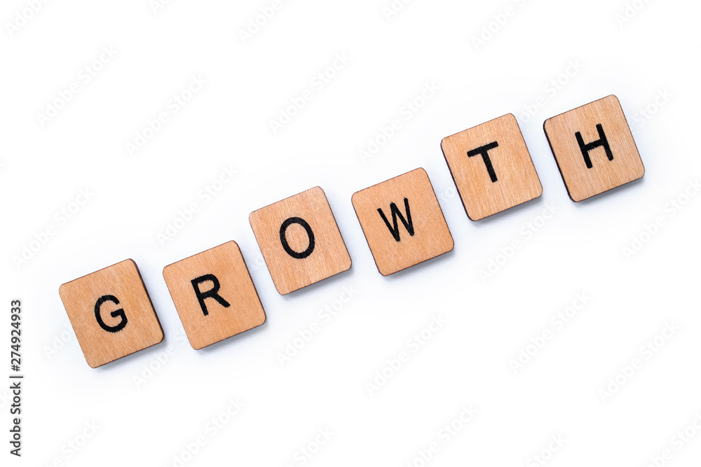 The word GROWTH The word GROWTH