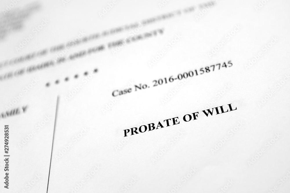 Probate Filings Court Document Estate Planning Probate Filings Court Document Estate Planning