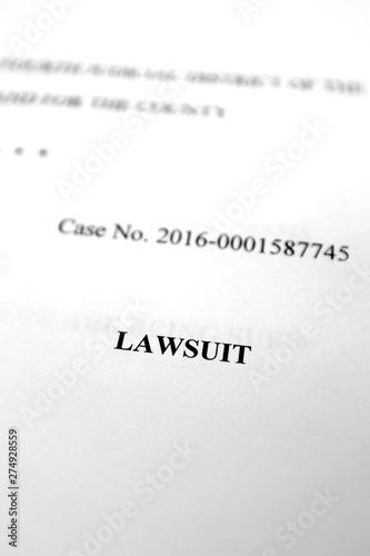 Legal Proceedings Lawsuit Court Filings Law Complaint