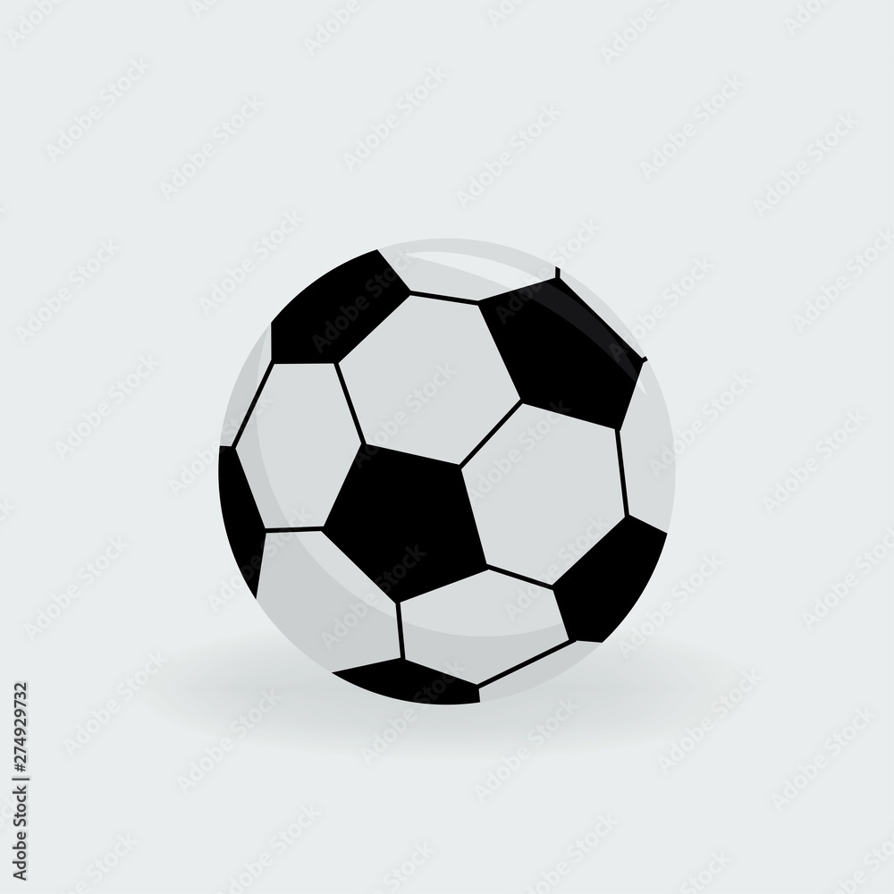 Obraz premium Icon of soccer ball