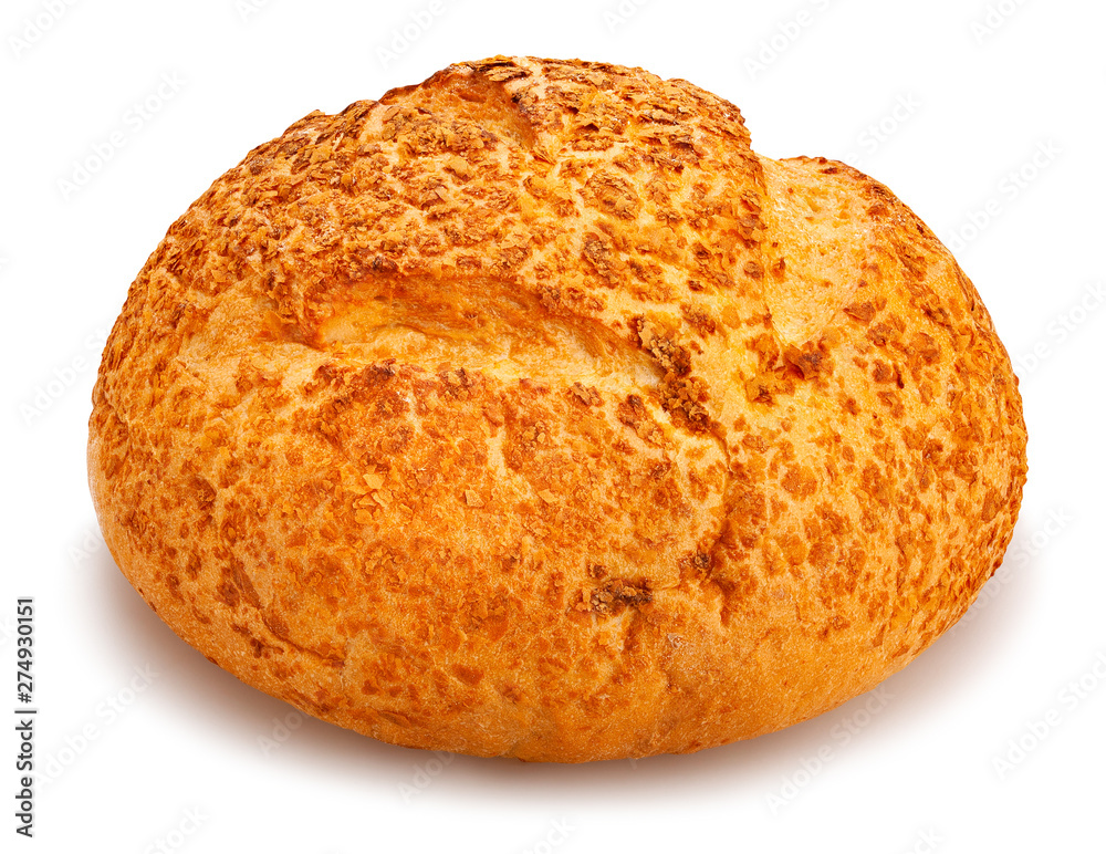 white round bread