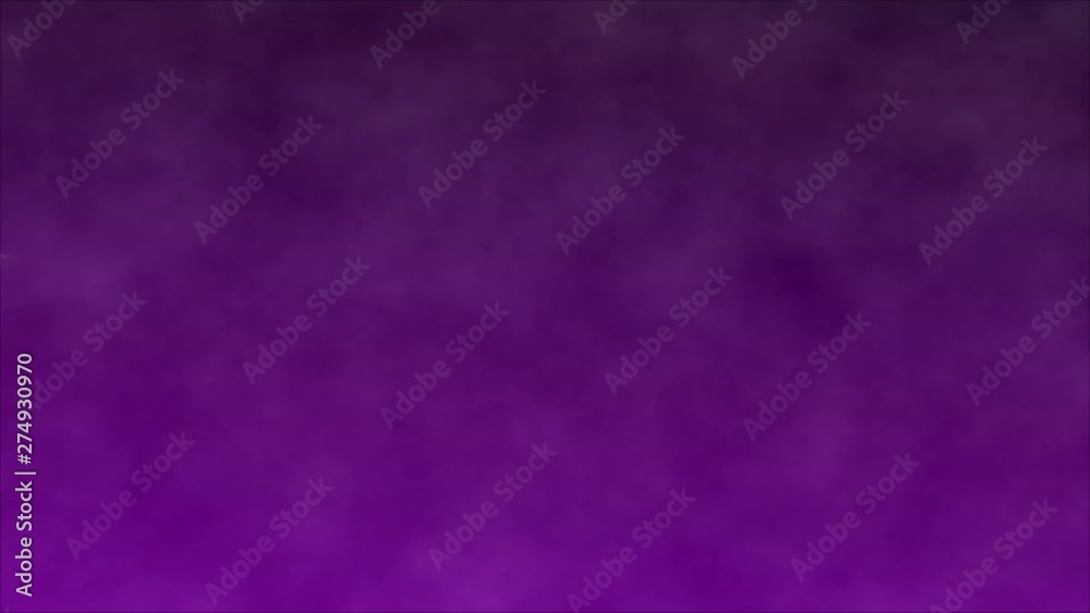 Smoke on a violet screen background. Animation motion steam