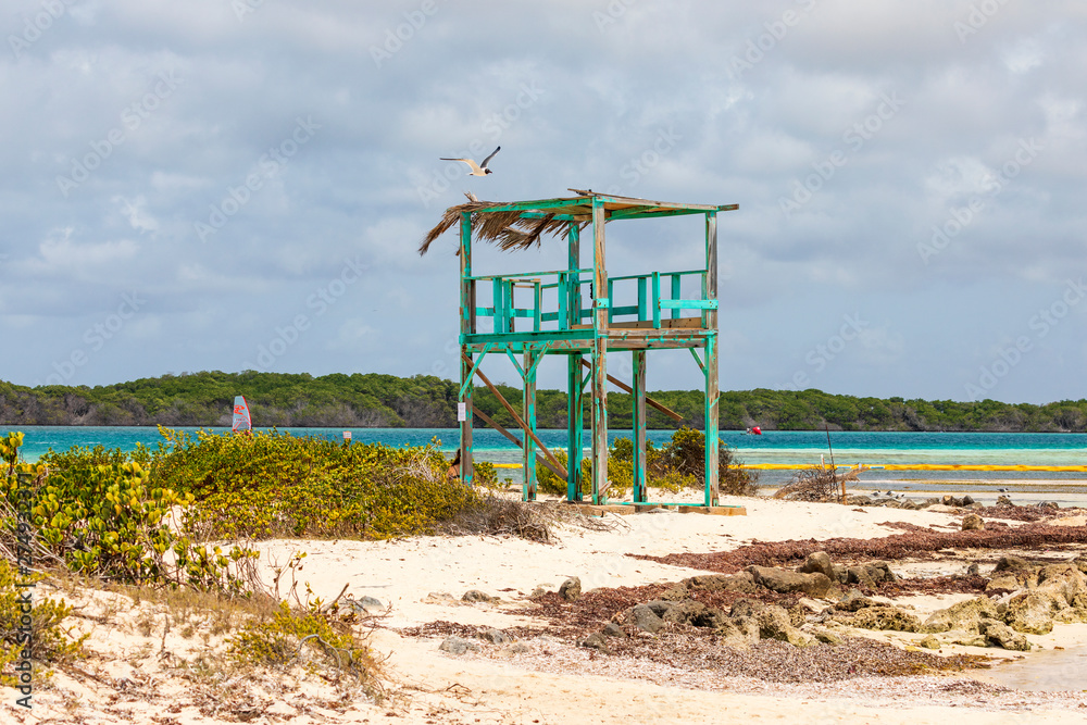 Turm an der Küste von Bonaire, PWA Freestyle World Cup Bonaire 2019 Turm an der Küste von Bonaire, PWA Freestyle World Cup Bonaire 2019