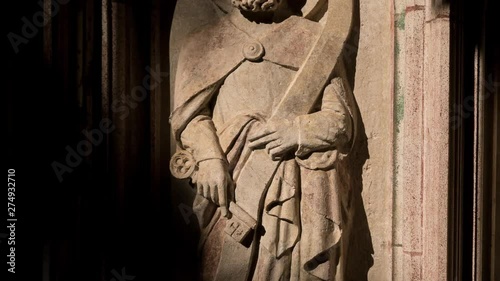 Time lapse of the bas-relief at the Malbork castle.
