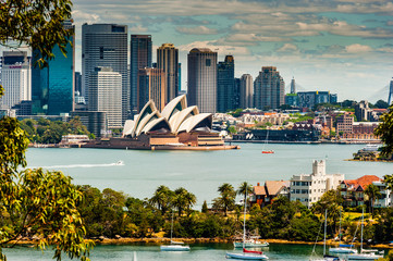 Acrylglasbilder Sydney Sydney Skyline vom Taronga Zoo  © Alan Smithers